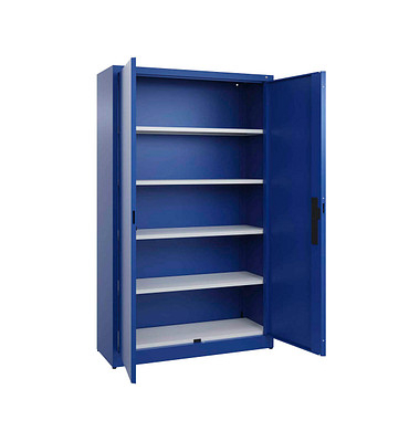 Stahlschrank C 2000 Acurado 094600-000 S10000 enzianblau 120,0 x 40,0 x 195,0 cm, aufgebaut